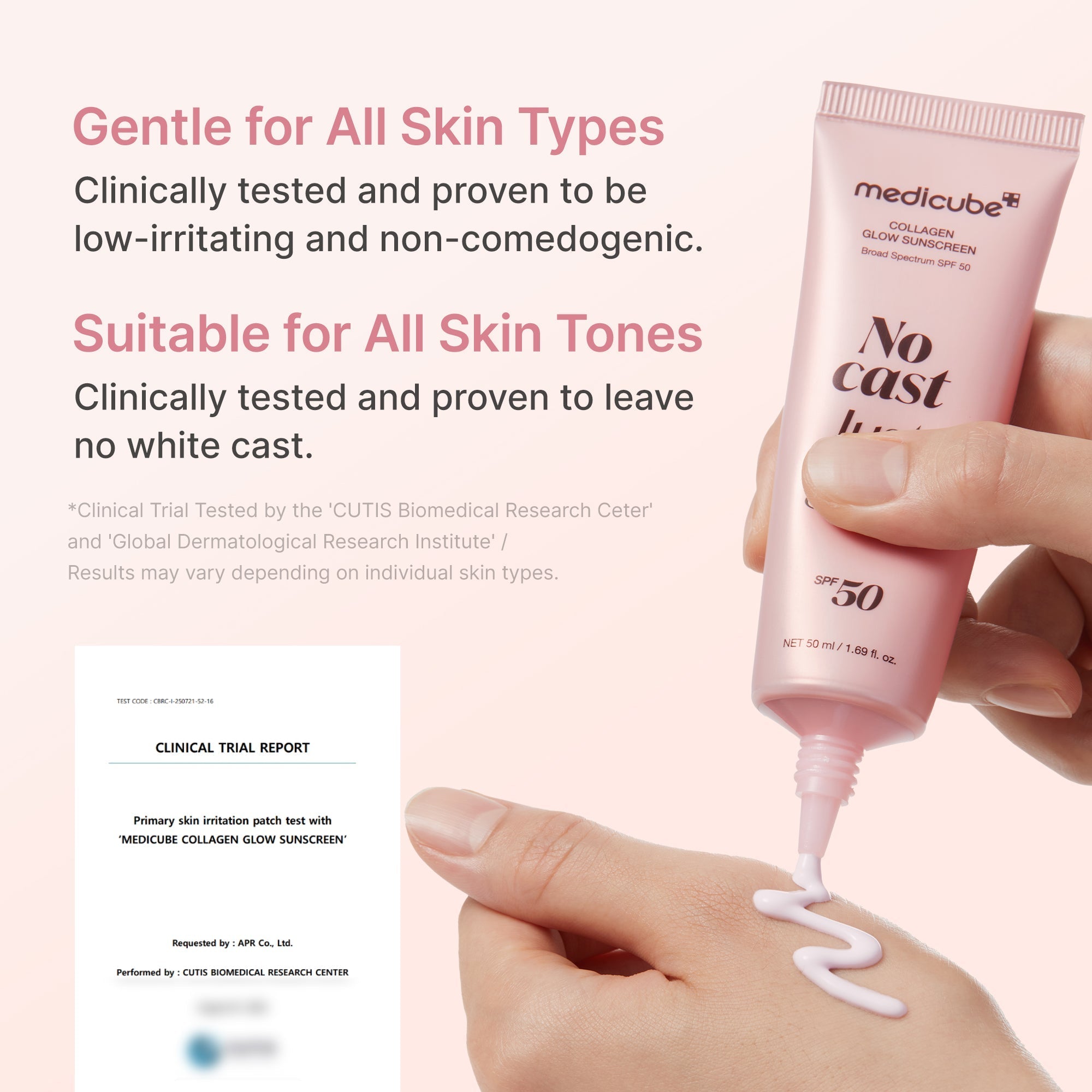 No Cast Just Glow Collagen Sunscreen