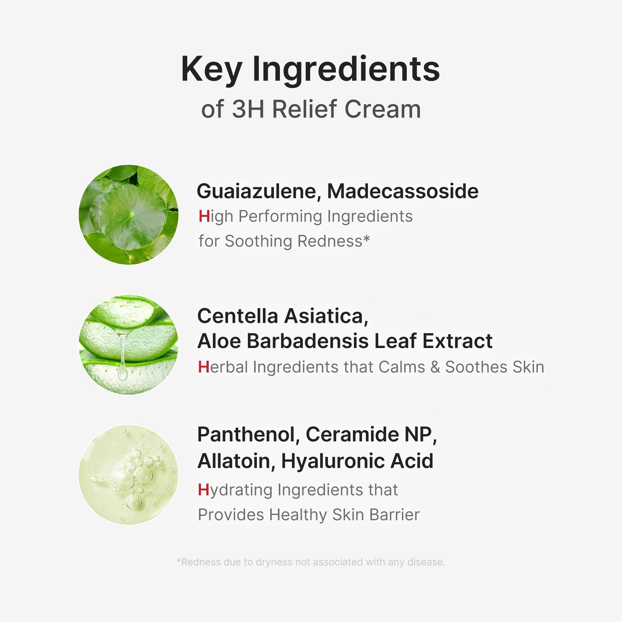 3H Daily Relief Cream