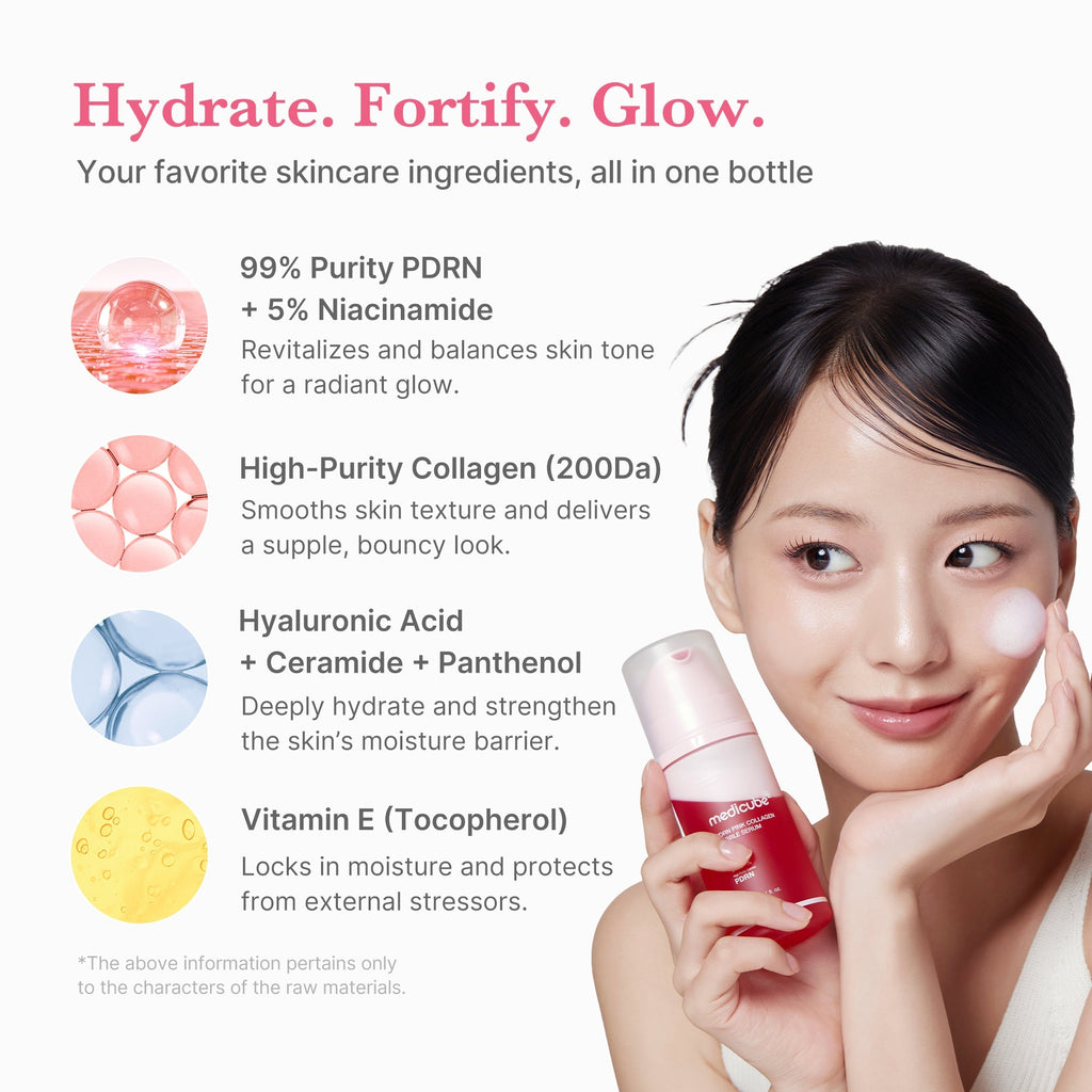 [Subscr.] PDRN Pink Collagen Bubble Serum