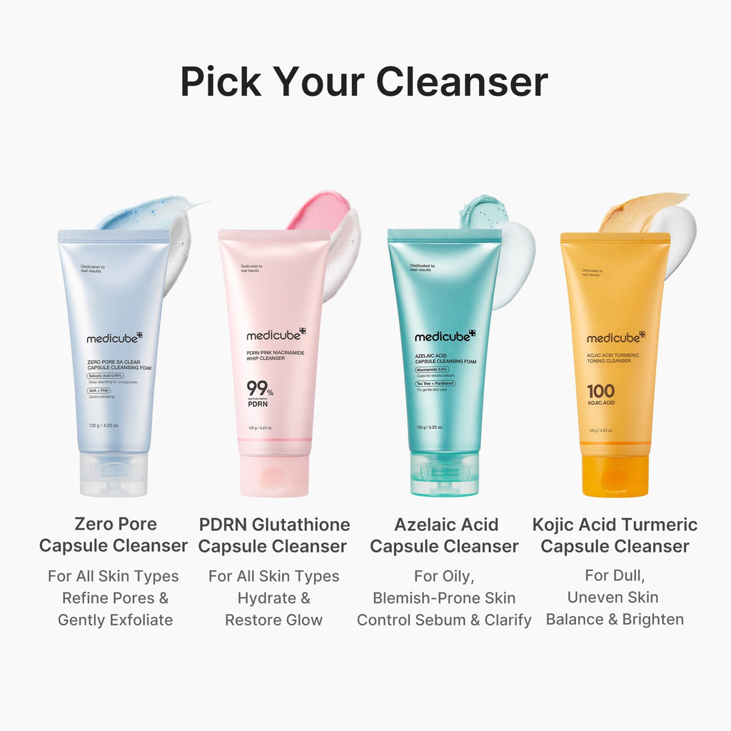 PDRN Pink Glutathione Capsule Foam Cleanser
