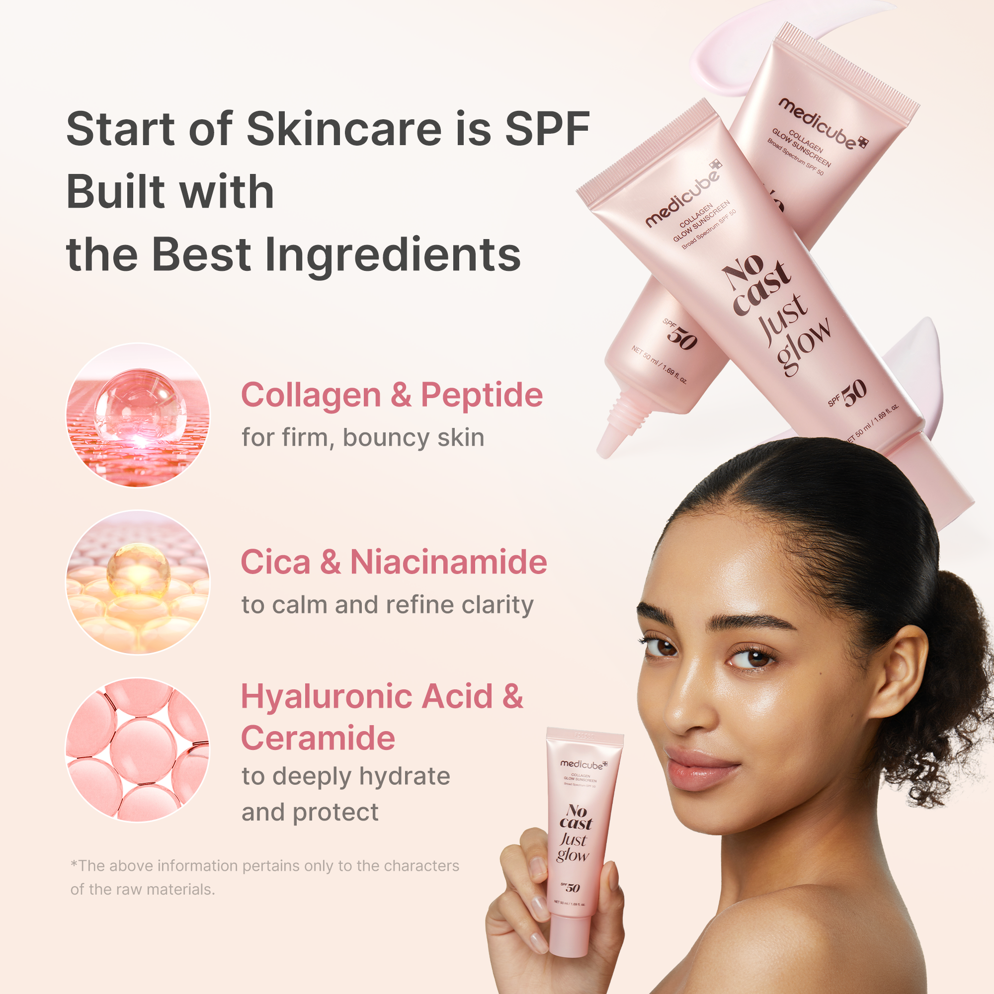 [Subscr.] No Cast Just Glow Collagen Sunscreen